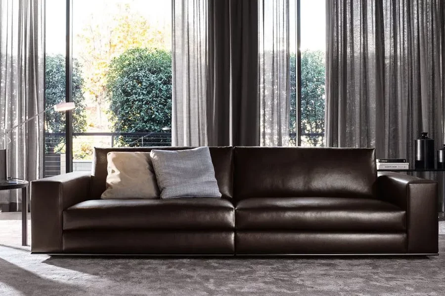 How to Style a Brown Leather Sofa: A Design Guide