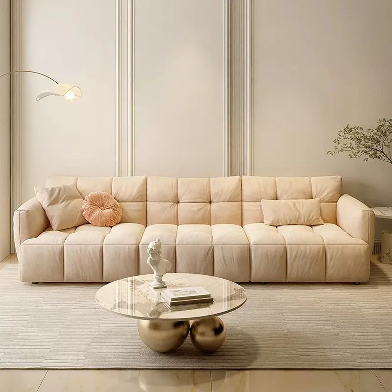 Minimalist White and Cream Sofas 