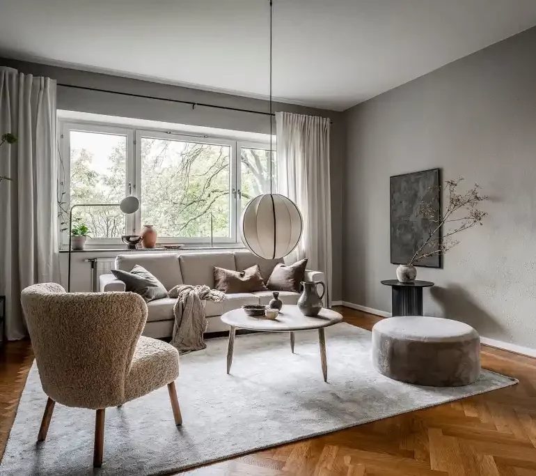 What Color Curtains Go with Gray Walls