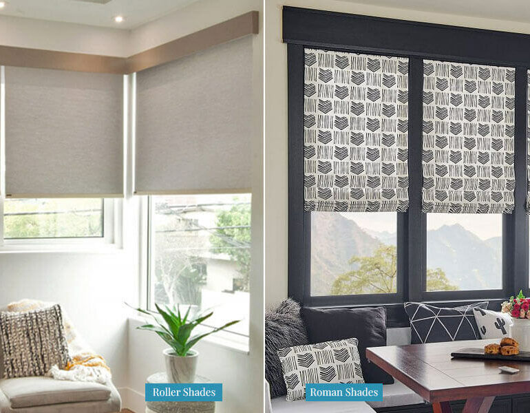 Roman Blinds vs Roller Blinds – Which Should You Choose?