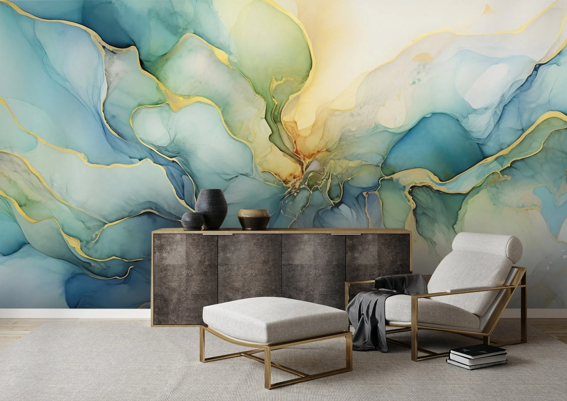 Watercolor Murals wallpaper