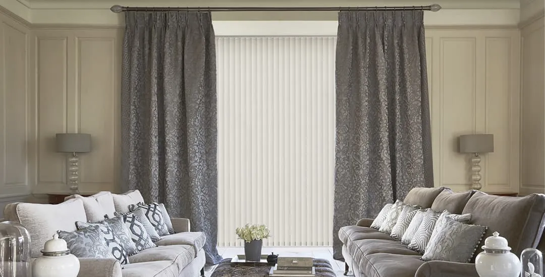 Curtains Over Vertical Blinds